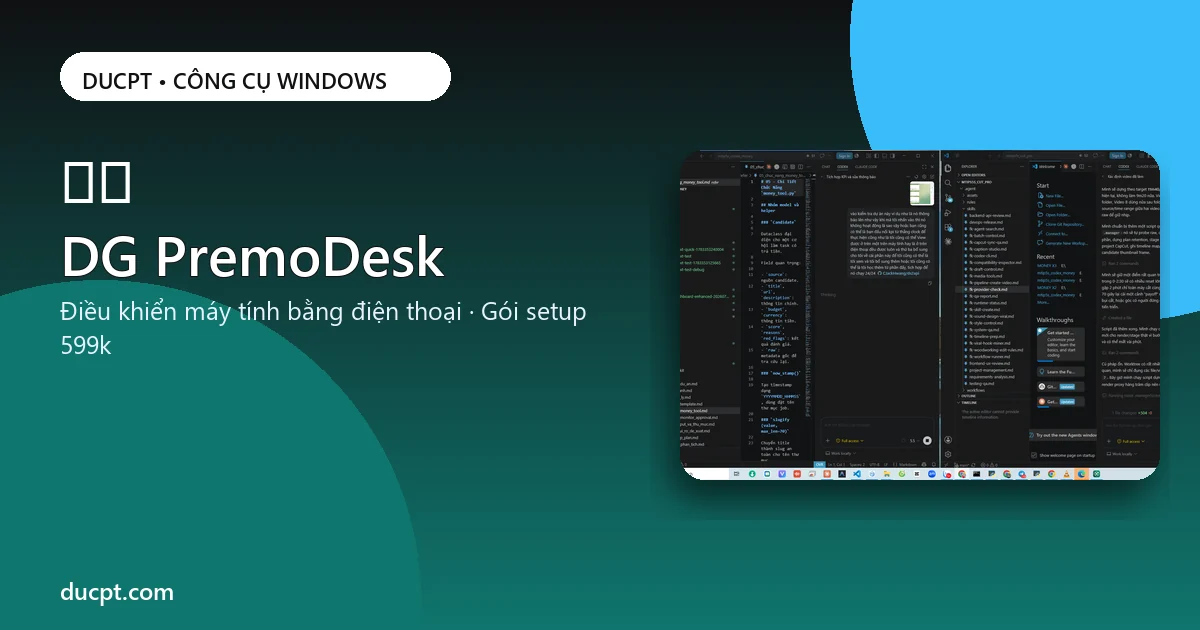 Hướng dẫn DG PremoDesk