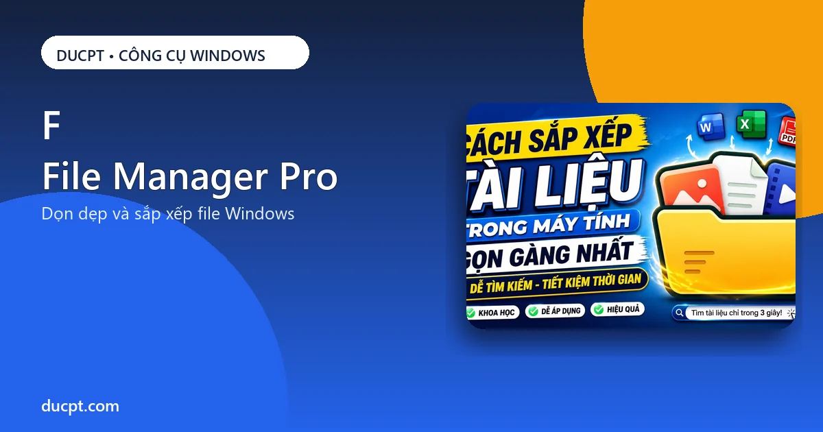 Sản phẩm File Manager Pro và hướng dẫn sử dụng