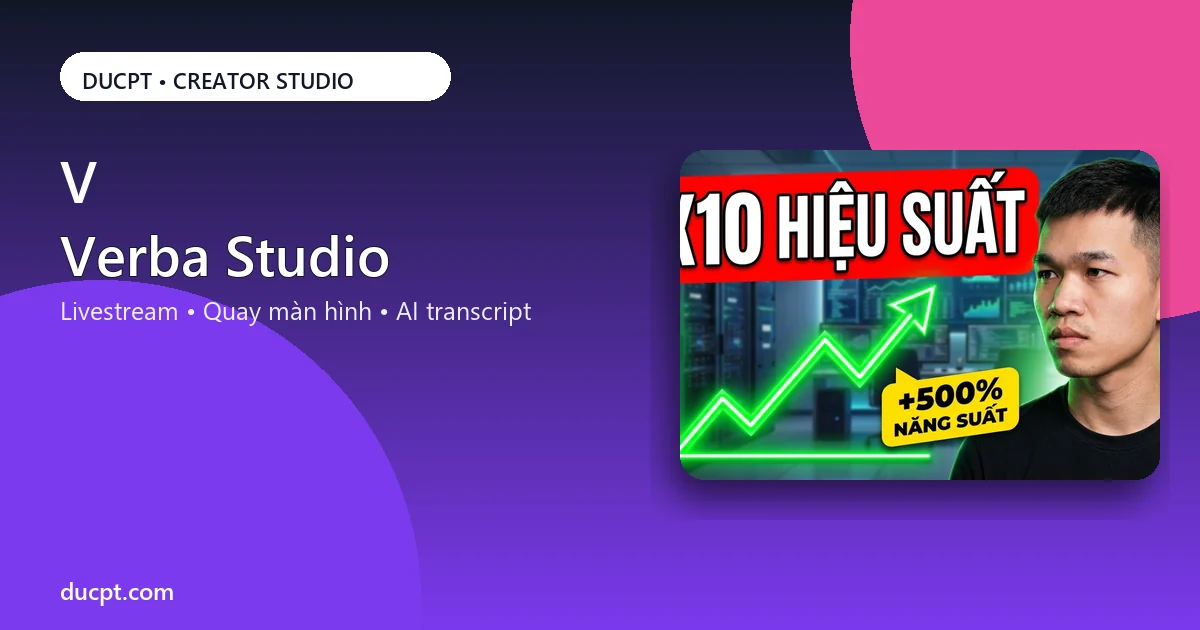 Hướng dẫn Verba Studio